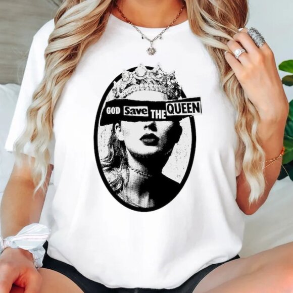 God Save The Queen T-Shirt, Reputation Era Inspired T-Shirt - Picture 1 of 1